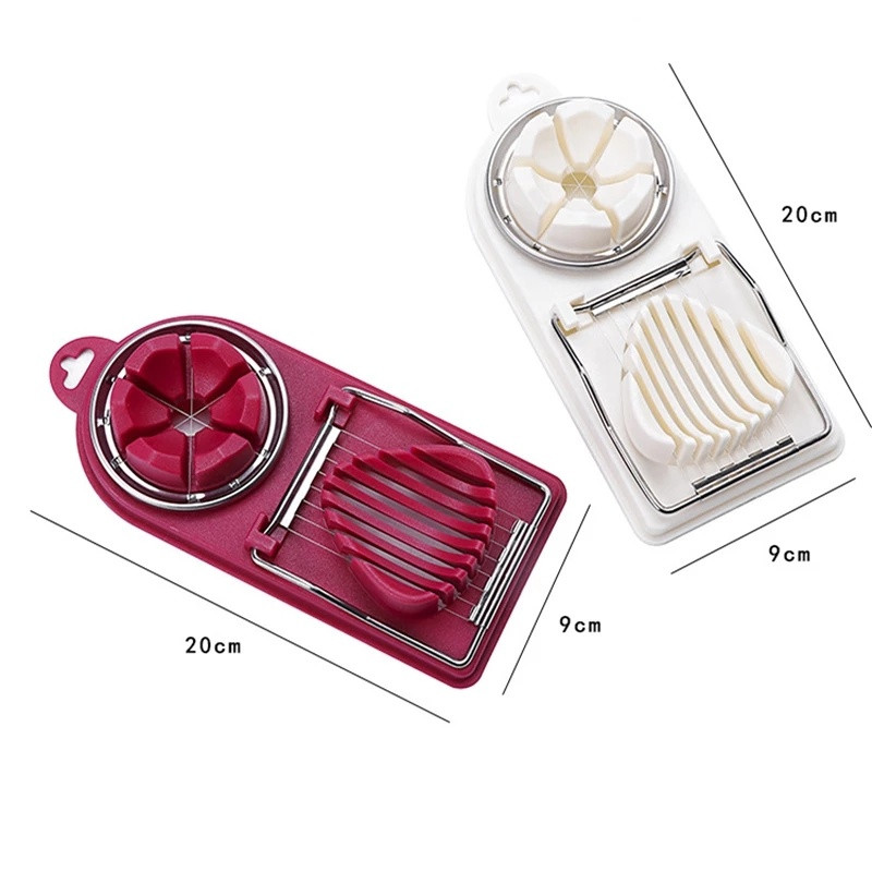 Tăiător de ouă din oțel inoxidabil Cutter multifuncțional Ouă Splitter fantezie Ustensile de bucătărie Instrument de gătit Accesorii de bucătărie