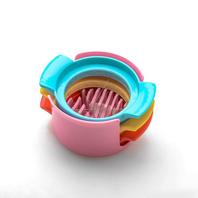 Kiaušinių pjaustyklė Buitinė pjaustyti kiaušiniai Virti kiaušinių pjaustyklė 3 viename Vaisių pjaustymo dangtelis Kūrybiniai įrankiai Bento skintų gėlių formavimo virtuvės priedai