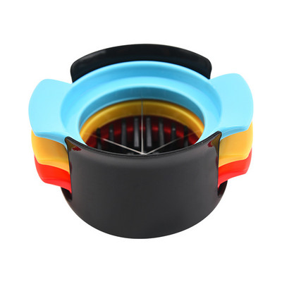 3 viename kiaušinių pjaustyklė Pjaustyti kiaušiniai Virti kiaušiniai Pjaustyklė Naminiai virti kiaušiniai Kūrybiniai įrankiai Bento skintų gėlių formuotojų virtuvės priedai