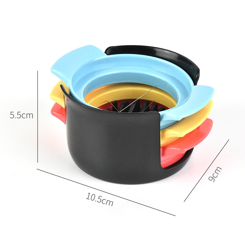 3 viename kiaušinių pjaustyklė Pjaustyti kiaušiniai Virti kiaušiniai Pjaustyklė Naminiai virti kiaušiniai Kūrybiniai įrankiai Bento skintų gėlių formuotojų virtuvės priedai