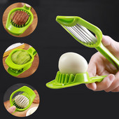1 db rozsdamentes acél tojásvágó Tojásszeletelők Többfunkciós Zöldség Gyümölcs vágás Konyhai Kiegészítők Szeletelő Főző Kütyük