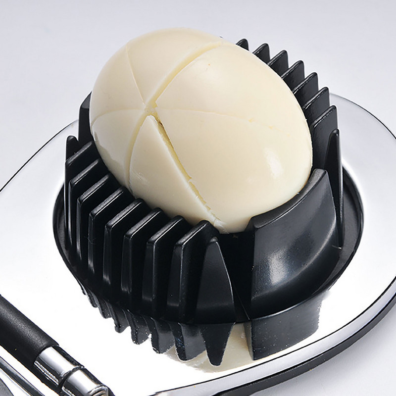 2 az 1-ben vágott többfunkciós tojásvágó rozsdamentes acél tojásszeletelő szeletelő vágó forma ebédlő húsvágó konyhai eszközök