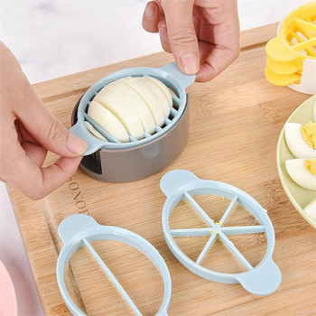Πολυλειτουργικός τεμαχιστής αυγών κουζίνας 3 σε 1 Κόφτης Καλούπι Εργαλεία μαγειρέματος Ακμές Gadgets Splitter Artifact Tools