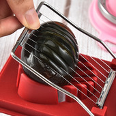 Konyhai eszközök Tartozékok Tojásvágó Többfunkciós kettő az egyben rozsdamentes acél szeletelő Ebéd Húsvágó Konyhai eszköz