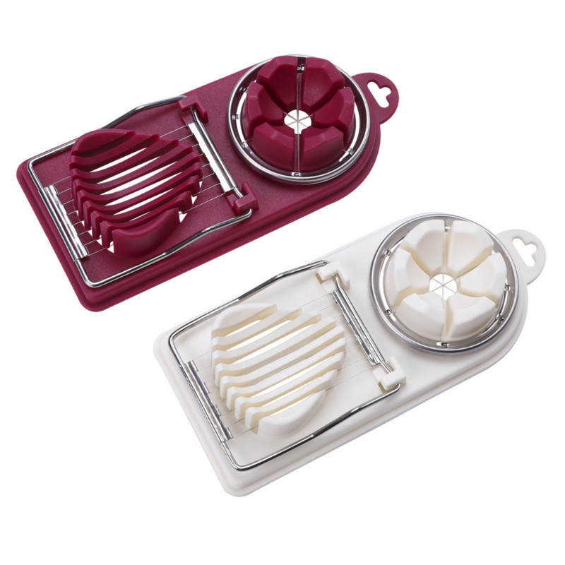 Tăiător de ouă multifuncțional Mașini de tăiat ouă Divizor Fantezie Split Ouă Tăiat Instrumente de bucătărie Gadgets Tăiător de ouă de bucătărie Accesorii de bucătărie