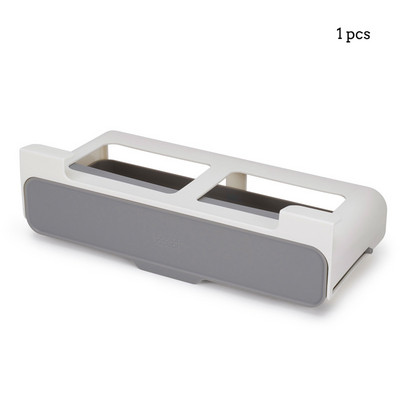 Konyhai öntapadó fűszerszervező állvány Fűszeres palack tároló állvány íróasztal fiók alatt Rejtett konyhai kellékek tároló tégely