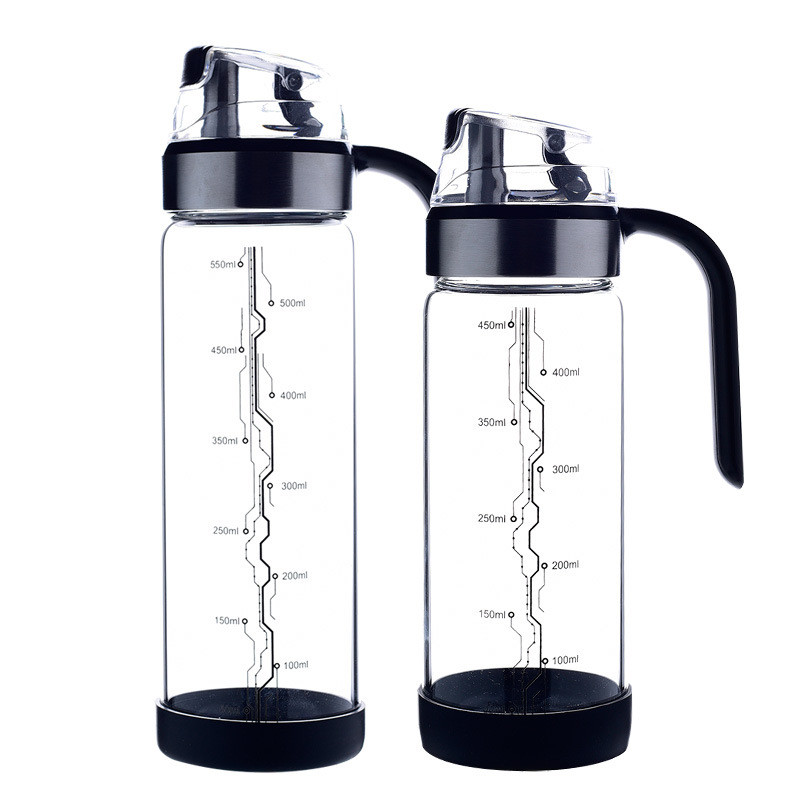 Üvegolajos palack automatikus nyitása és zárása vízkőolaj-adagolóval Szójaszósz tároló palackok és tégelyek Konyhai edények