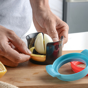 Аксесоари за кухненски инструменти Резачка за яйца Многофункционална три в едно ABS+304 Резачка Нож за обяд Кухненски джаджи