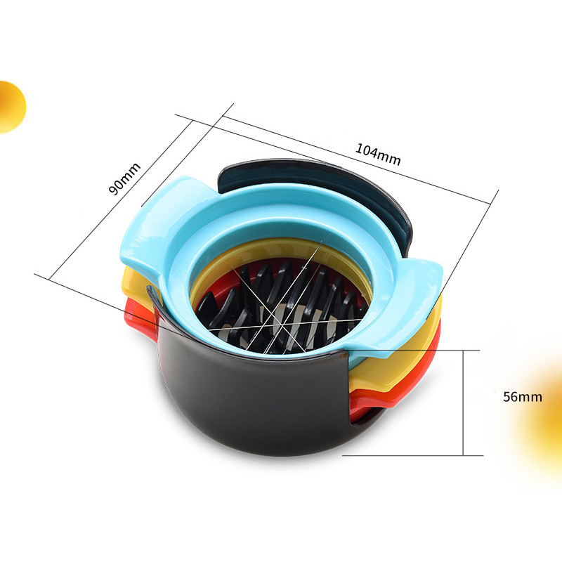 Virtuvės įrankių priedai Kiaušinių pjaustytuvas Daugiafunkcis trys viename ABS+304 pjaustyklė pietų mėsos peilis virtuvės prietaisai
