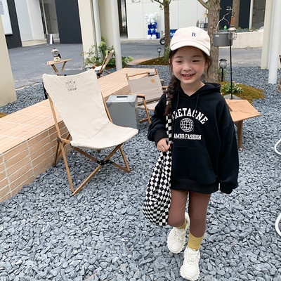 Hanorac pentru copii pentru fete - cu gluga si broderie