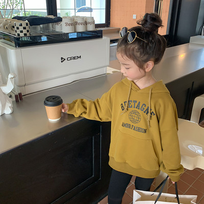 Hanorac pentru copii pentru fete - cu gluga si broderie