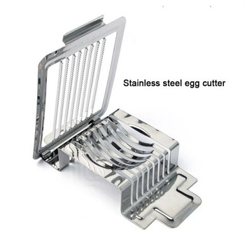 Πολυλειτουργικός κόφτης αυγών Σύρμα από ανοξείδωτο χάλυβα Egg Slicer Sectioner Cutter καλούπια φορητό κοπτικό κρέατος Συσκευές κουζίνας σπιτιού