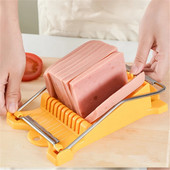 Ebéd hús rozsdamentes acél szeletelő tojás banán görögdinnye szeletelő konyhai eszközök többfunkciós vágószerszám szeletelő vágó forma