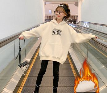 Gyerek pulóver lányoknak, őszi, téli, új fazonú, vastag, meleg