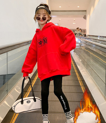 Gyerek pulóver lányoknak, őszi, téli, új fazonú, vastag, meleg