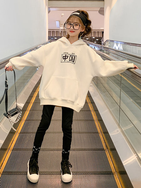 Gyerek pulóver lányoknak, őszi, téli, új fazonú, vastag, meleg