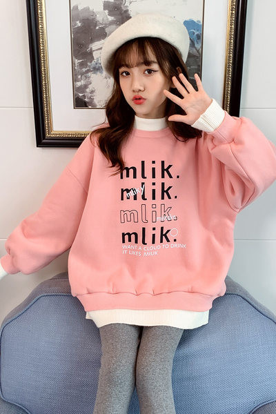 Hanorac copii toamna-iarna, decolteu inalt, stil nou