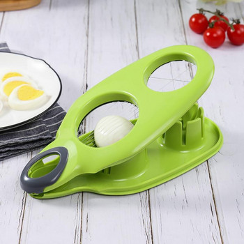 Αυγοκόφτης Πλαστικό πολυλειτουργικό σύρμα από ανοξείδωτο χάλυβα Κόφτης αυγών Κόφτης φρούτων Sharp Cut Αξεσουάρ κουζίνας σπιτιού πρακτικό εργαλείο