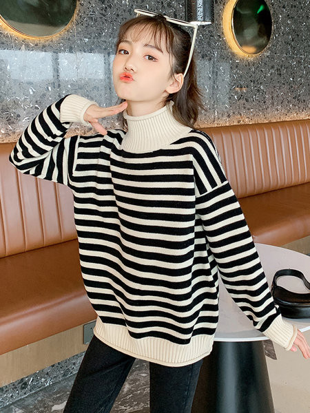 Őszi-téli gyerek pulóver lányoknak - új modell