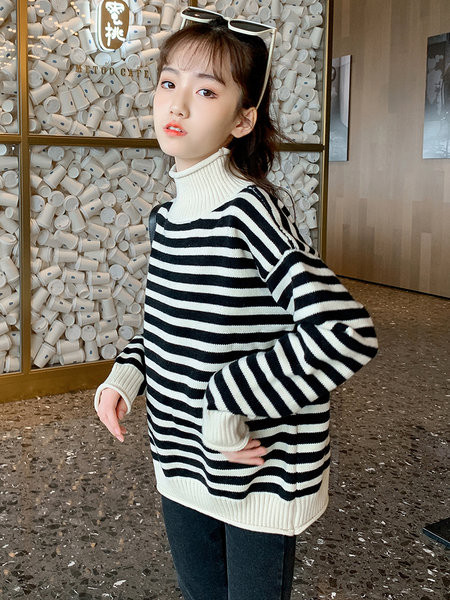 Őszi-téli gyerek pulóver lányoknak - új modell