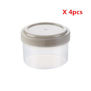 MAMOS RANKA 4vnt/rinkinys virtuvės plastikinis salotų padažo buteliukas pagardų dozatorius