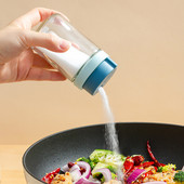 Üvegfűszeres tégelyek Palack fűszeres doboz Sószóró Konyhai cuccok Állítható méretű Kiömlőnyílás Üveg lezárt cukortartó