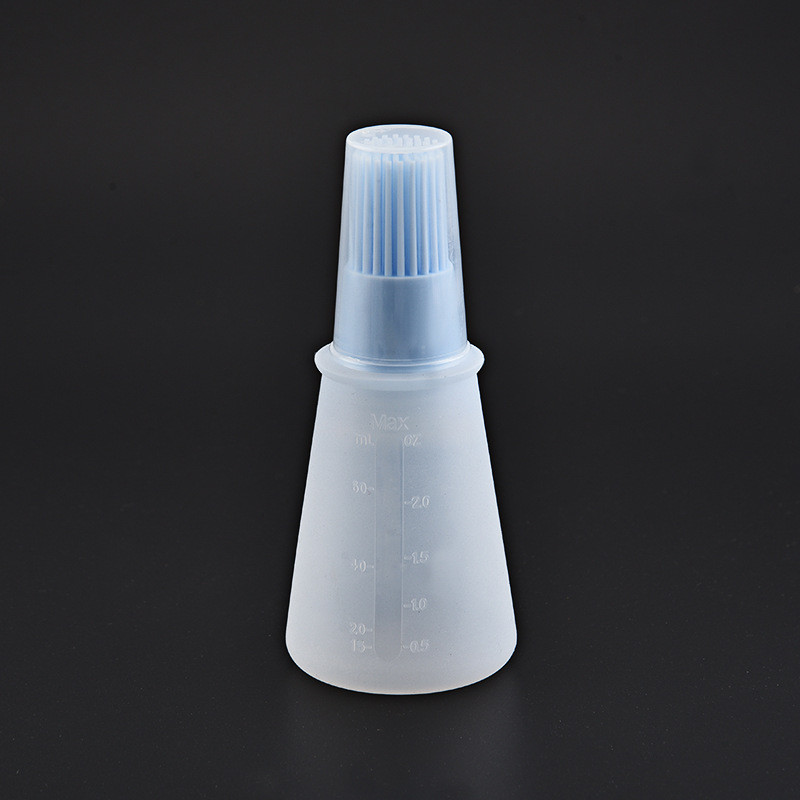 Silikoninis prieskonių šepetėlis Aliejaus buteliuko šepetys Grilio aliejaus šepetys Aukštos temperatūros kepimo blynų šepetėlis Butelis Virtuvės priedai