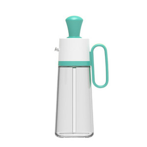 Sticlă cu distribuitor de ulei 2 în 1 cu design perie. Sticla convenabilă pentru condimente lichide pentru articole de bucătărie, multifuncțională