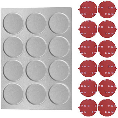 4/12/15 vnt Magnetinių prieskonių stiklainių pagrindas nerūdijančio plieno prieskonių skardos sienoje montuojamas plokščių lentynas magnetiniam prieskonių konteineriui