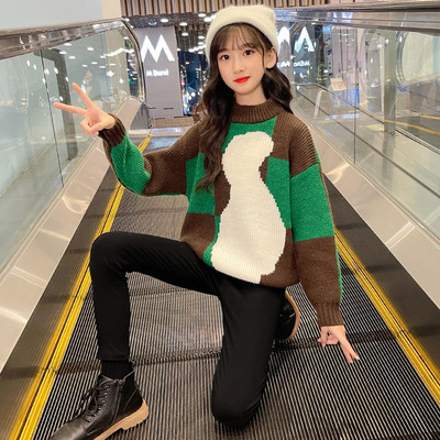 Pulover pentru copii pentru fete în - trei culori