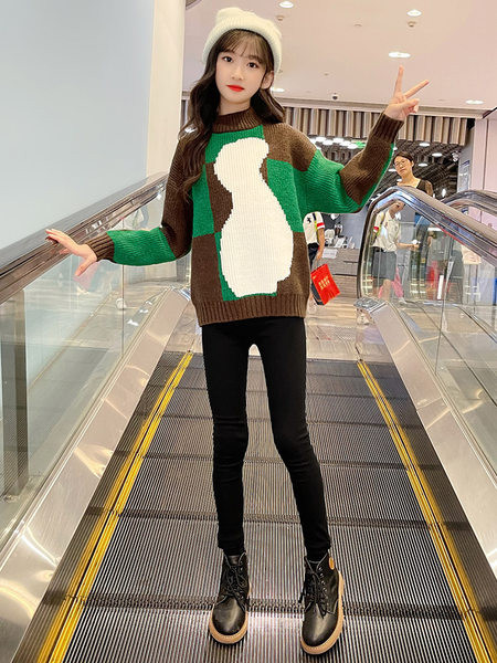 Pulover pentru copii pentru fete în - trei culori