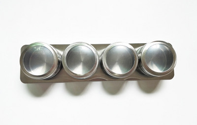 Set borcane magnetice pentru condimente cu tavă din oțel inoxidabil pentru sare și piper, organizator de condimente, sticle, seturi de gadgeturi de bucătărie