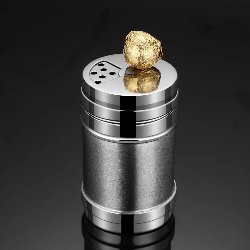 Druskos ir pipirų plaktuvas Prieskonių indeliai Nerūdijančio plieno skardinės Stovyklavietės Namų ūkis Cukraus Maisto Prieskonių Talpyklos Virtuvės prietaisų rinkiniai