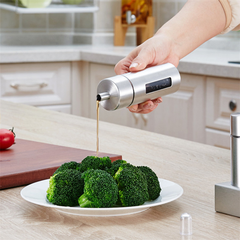 Set de agitator de sare și piper din oțel inoxidabil Borcan de condimente cu suport Sticle de ulei Cutie de condimente Recipient pentru condimente Unelte de bucătărie