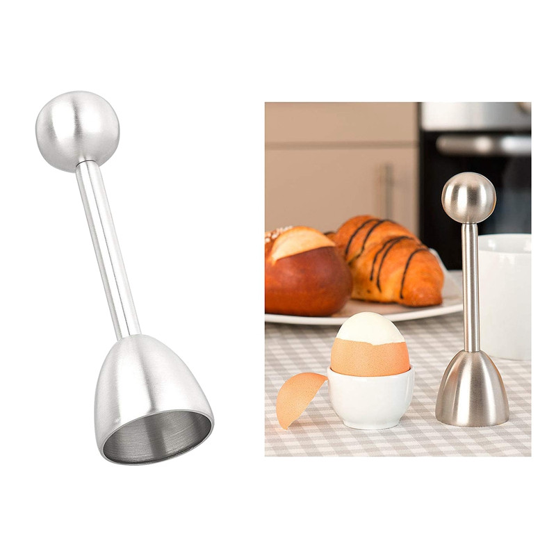 Otvarač za jaja od nehrđajućeg čelika 304, otvarač za ljuske jaja, rezač ljuski za jaja