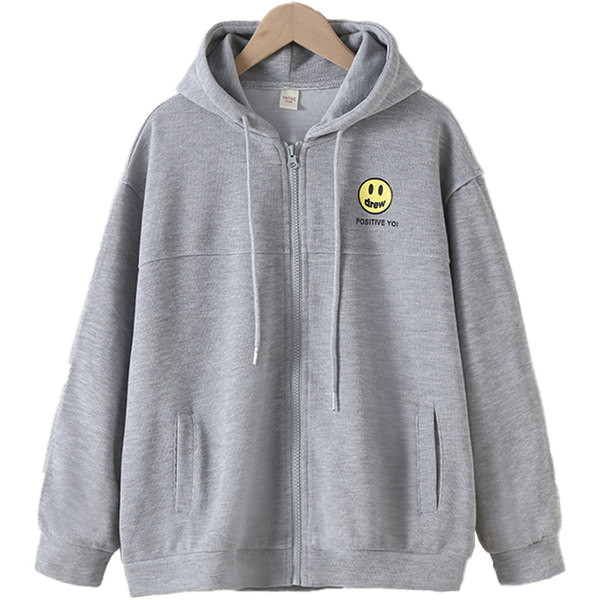 Hanorac pentru copii de culoare gri pentru fete