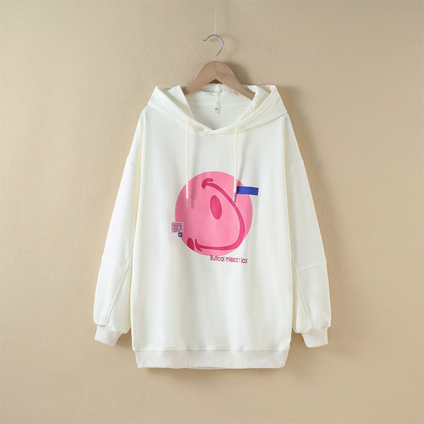 Hanorac lung cu glugă pentru fete cu cravate