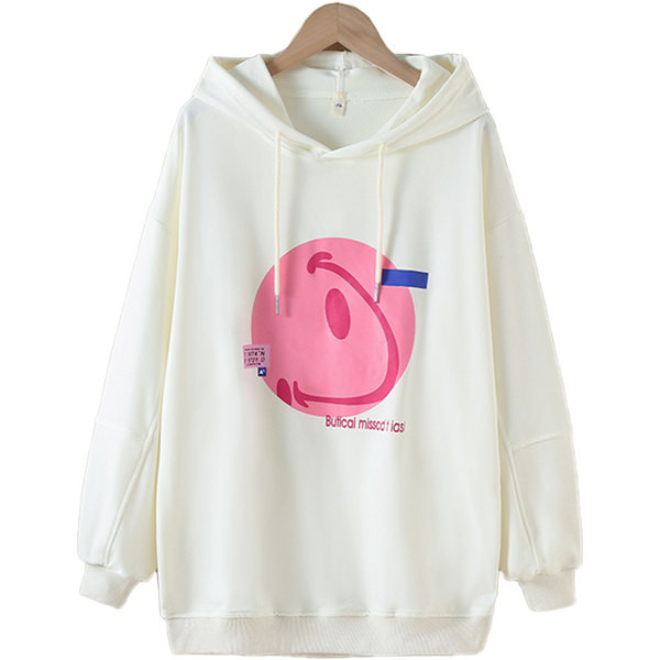 Hanorac lung cu glugă pentru fete cu cravate