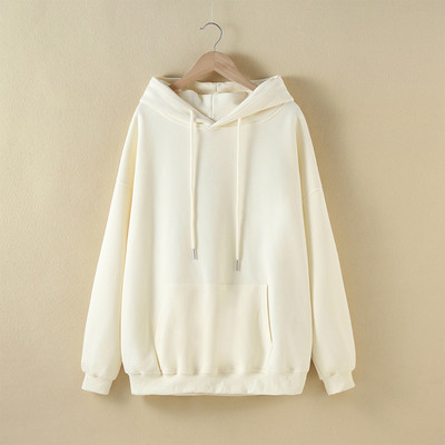 Hanorac sport lat pentru fete cu aplicație și glugă