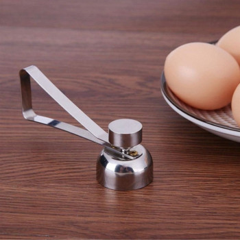 Μεταλλικό ψαλίδι αυγού Egg Topper Πρακτικό ανοιχτήρι κελύφους κοπής Ανοξείδωτο βραστά ωμά αυγά Ανοιχτό δημιουργικό σετ εργαλείων κουζίνας