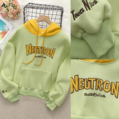 Naujo modelio vaikiški megztiniai su siuvinėjimu - žalios spalvos mergaitėms