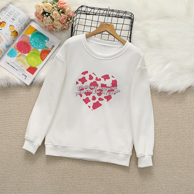 Hanorac casual cu decolteu pentru fete