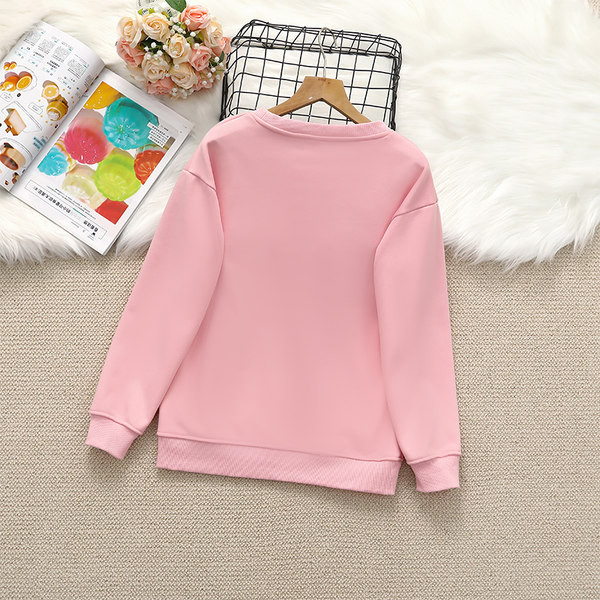 Hanorac casual cu decolteu pentru fete