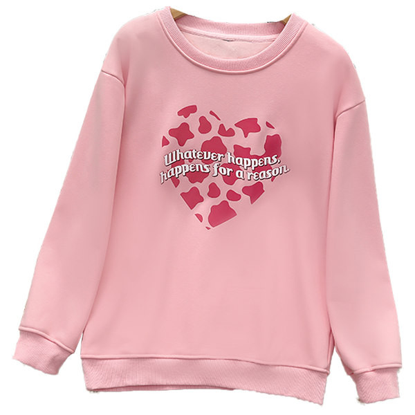 Hanorac casual cu decolteu pentru fete