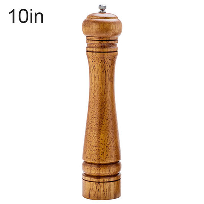 Medienos pipirų prieskonių malūnėlių rinkinys Rankinių prieskonių malūnėlių malūnėlis Keraminis šlifavimo šlifavimo šerdis Virtuvės įrankiai Maisto gaminimo BBQ įrankiai