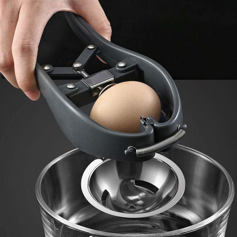 Deschidetor de ouă din oțel inoxidabil 304 Suport manual Ouă Accesorii de bucătărie Instrument Separator de ouă Accesorii inovatoare pentru casă Esenţiale Ite