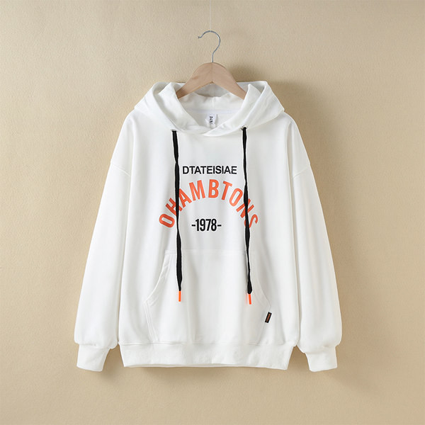 Hanorac sport cu glugă și șireturi potrivit pentru viața de zi cu zi