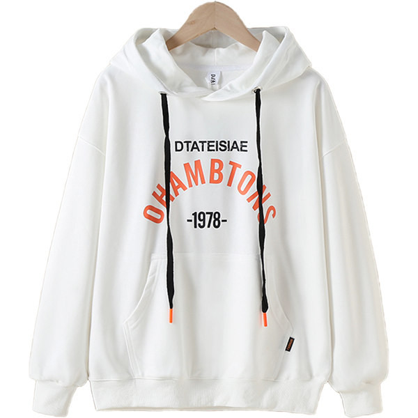 Hanorac sport cu glugă și șireturi potrivit pentru viața de zi cu zi