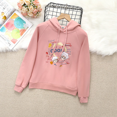 Hanorac casual pentru copii cu imprimeu și glugă