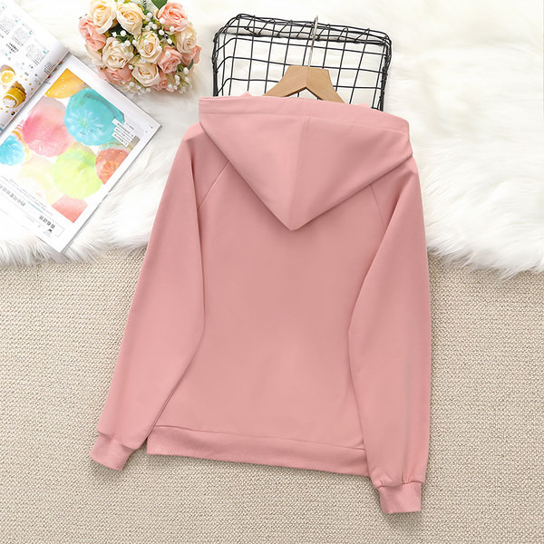 Hanorac casual pentru copii cu imprimeu și glugă